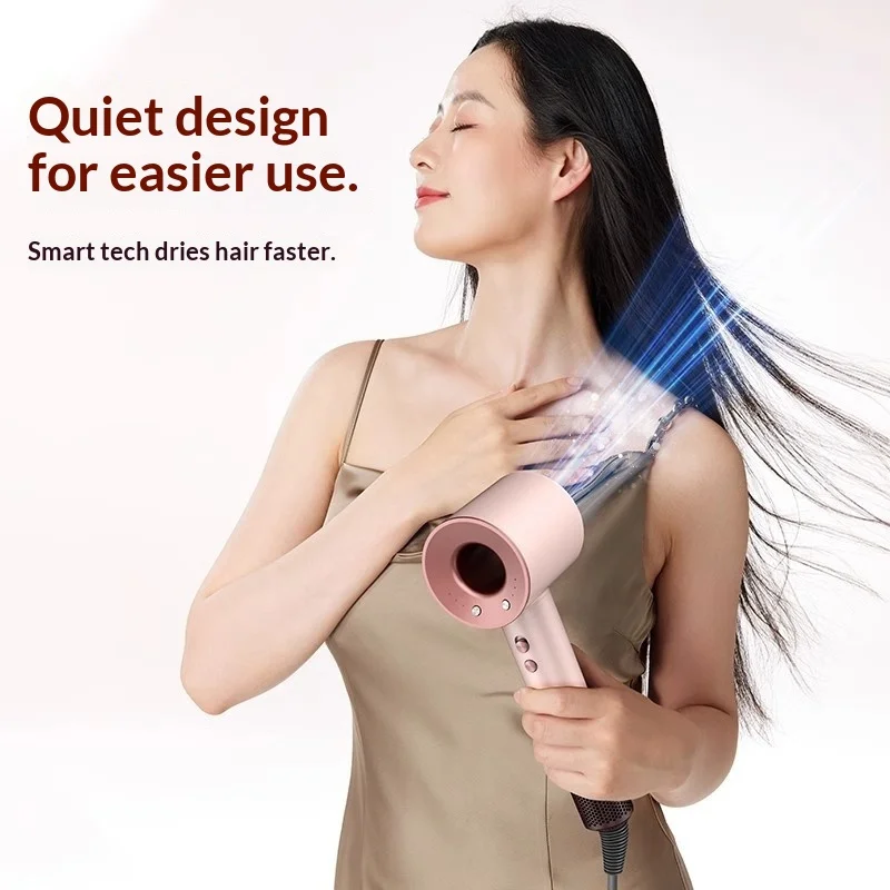 Super Leafless Hair Dryer High-Speed Ionic Hair Dryer Professional Salon  Home Use Powerful Bladeless Design