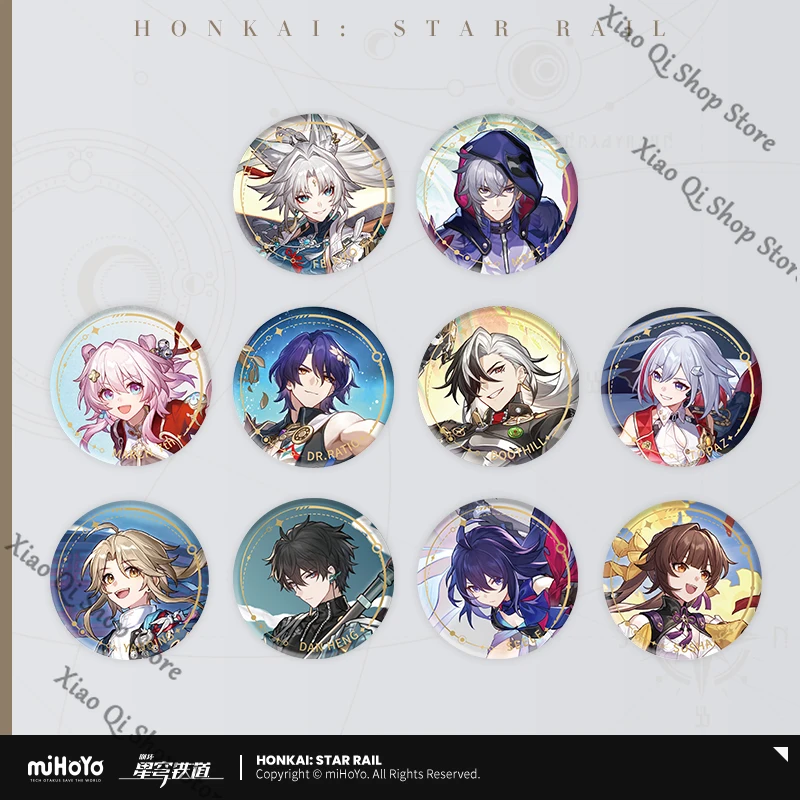 

Honkai: Star Rail портретная серия жесть, значок для охоты для Fate miHoYo, высокий уровень внешнего вида, коллекционное издание