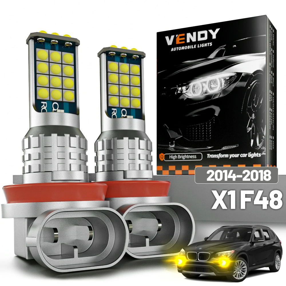 2 Stück LED-Nebelscheinwerfer für BMW X1 F48 2014 2015 2016 2017 2018 Canbus-Zubehör