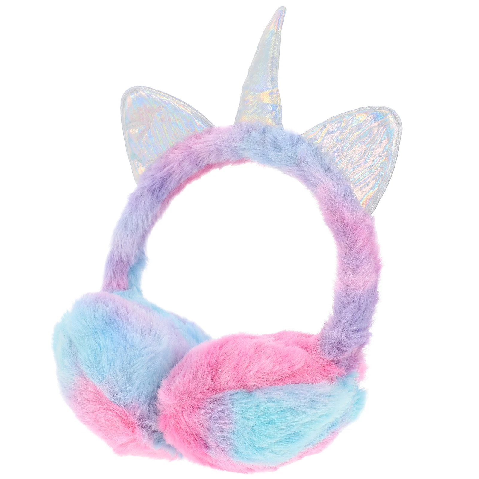 

Sequined Earmuffs Foldable Ear Warmer Soft Covers Kids Unicorn Winter Ear Protection Reusable