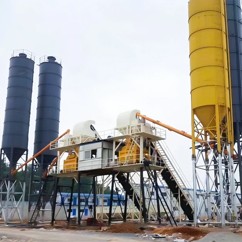 YG Manufacturer Suitable Heavy-Duty Stationary Concrete Mixer Plant For Large-Scale Projects 90m³/h