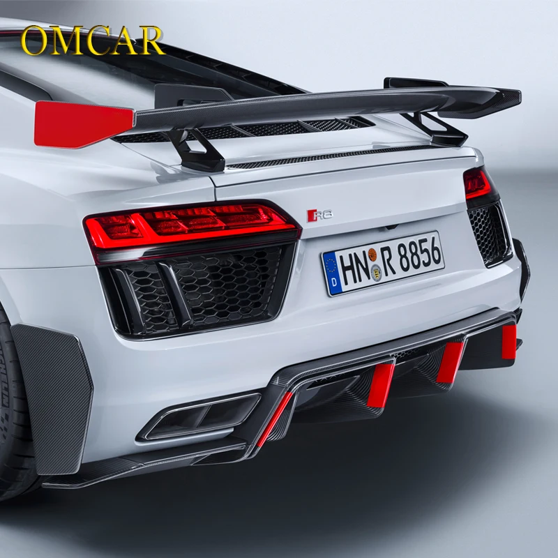 Prestatiestijl Droge Koolstofvezel Vleugel Gt Spoiler Body Kit Voor Audi R8 2016-2020