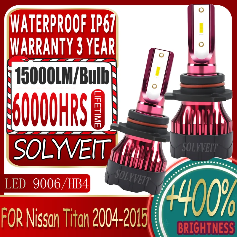 

Brighter Than Halogen Long-Lasting warranty Headlight LED Low Beam For Nissan Titan 2004 2005 2006 2007 2008 2009 2010 2011-2015