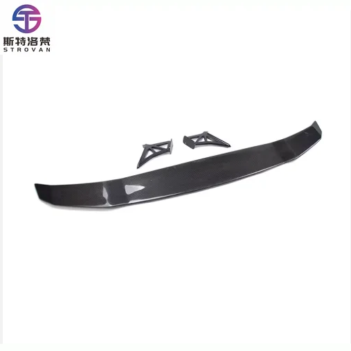 

STLF LP610 LP580 Комплект кузова из сухого углеродного волокна с V-образным заднем спойлером, аксессуары для крыльев для Lamborghinis Huracan LP610 LP580