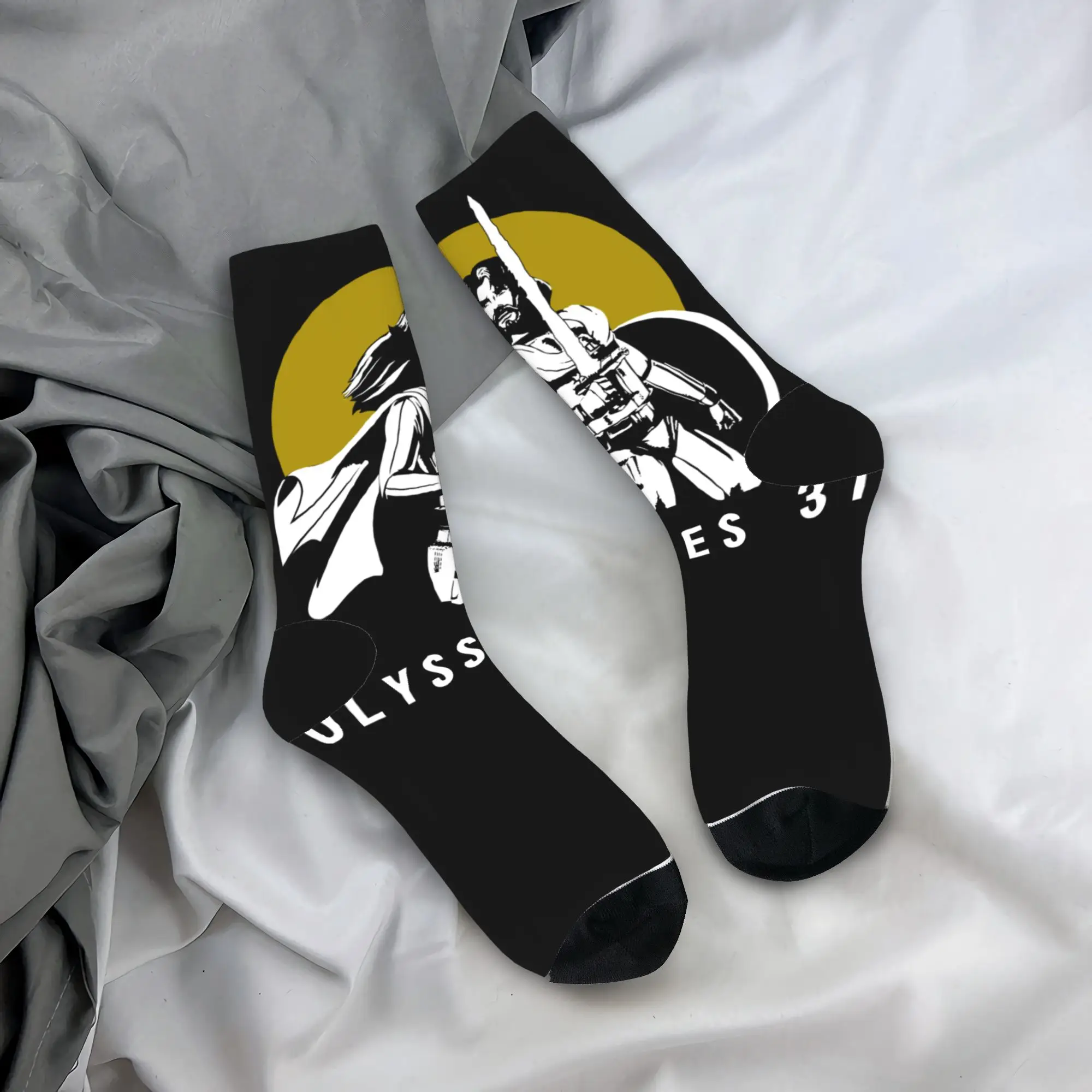 

Winter Warm Casual Unisex Anime Ulysses 31 Socks Sweat Absorbing Middle Tube Socks