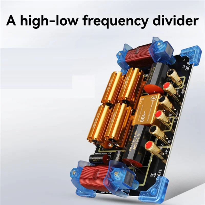 【HOT ITEMS】2 Way Speaker Crossover 1800W High Power Two Frequency Divider One High One Low For Single 15 Inch/18 Inch Speaker
