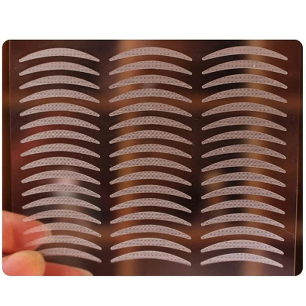 240쌍 아이 스티커 패션 메이크업 얇은 눈꺼풀 투명 강력 접착 아이 테이프 스티커 눈 확대 메이크업 도구