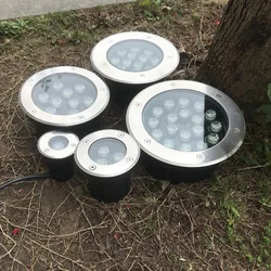 Waterproof IP67 LED Underground Light 3W 9W Warm White Outdoor Ground Garden Path Floor Buried Yard Spot Landscape 110V220V 12V