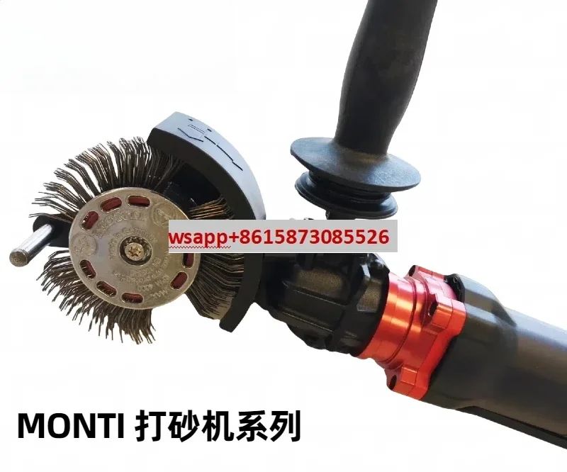 

MONTI SE677 Electric/Pneumatic Sander Double Head Sander Grinding Wheel Wire Wheel