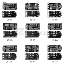 2S 3S 4S Li-Ion Battery Charger Type-C to 8.4V 12.6V 16.8V Boost Boost Polymer Li-Ion Charger 7.4V 11.1V 14.8V 18650 Li-Ion Bms