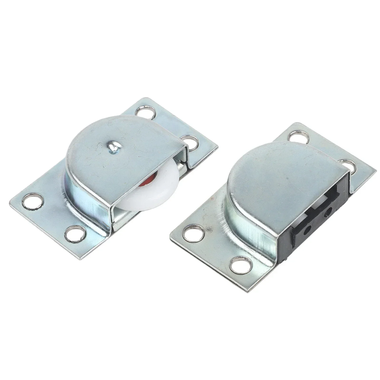 Hardware Door Rollers Home Household Part Replacement Sliding Spare Stainless Steel Bedroom Wardrobe Furniture
