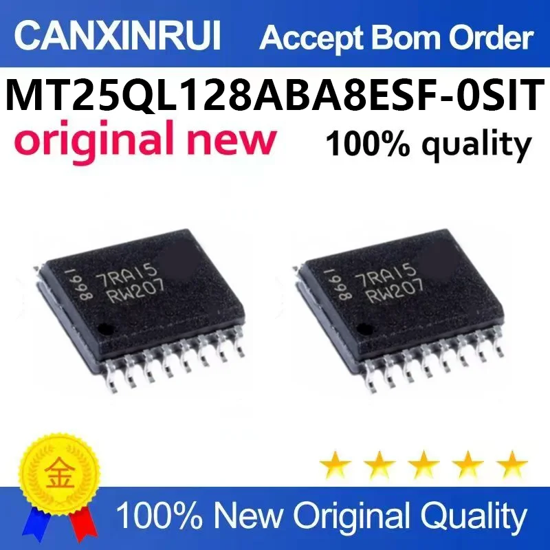 （5pcs-100pcs）Original genuine MT25QL128ABA8ESF-0SIT package SOP-16 silk screen RW207 flash memory chip