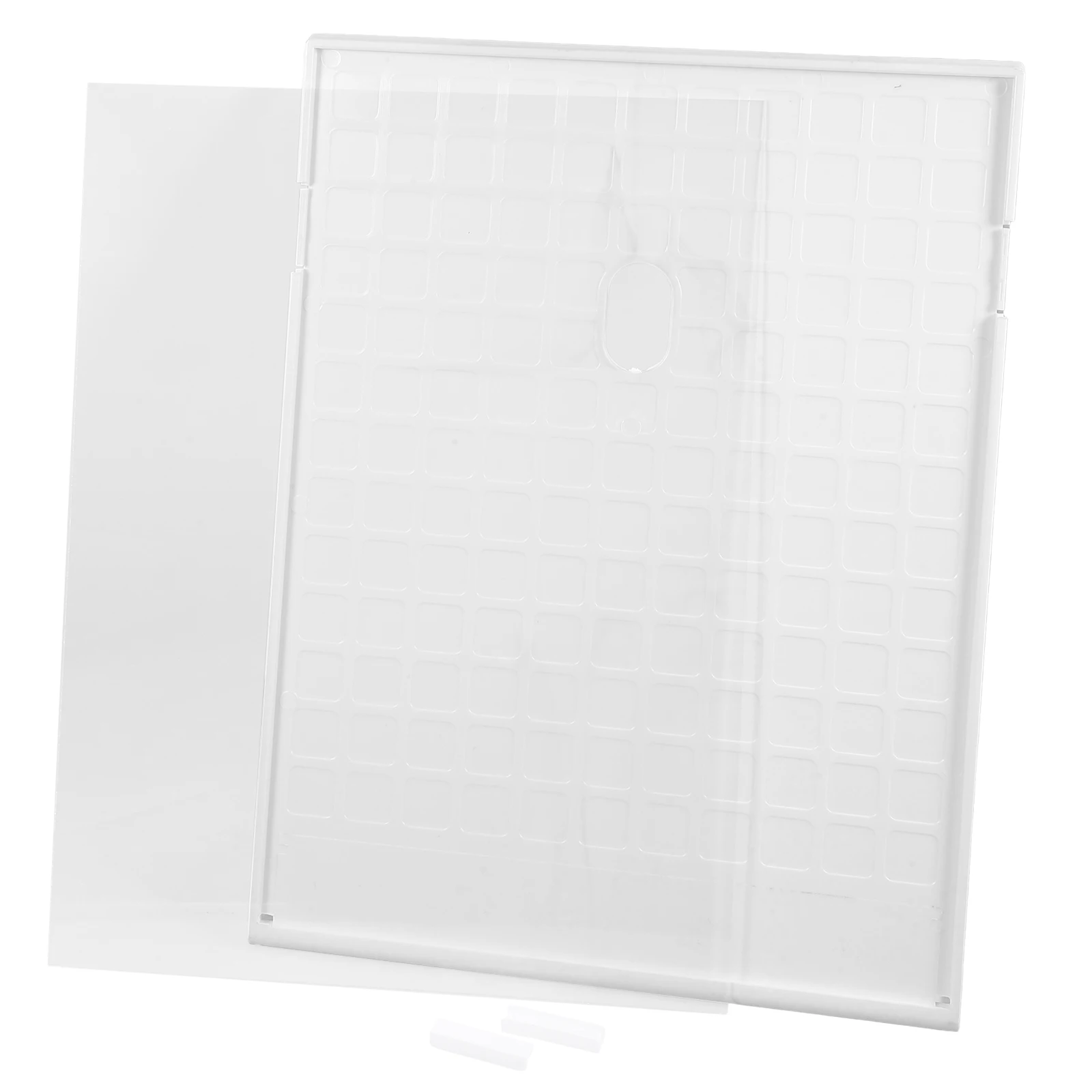 

L Shaped Acrylic Display Stand for Menu Business Card Holder Table Top Sign Transparent Office Use Brochure Paper Stand