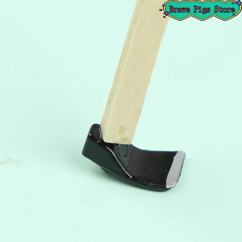 3Pcs/set New Mini Wood Metal Chopper Hatchet Dollhouse Miniature Tools
