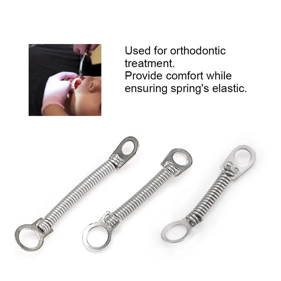 10pcs/bag Dental Orthodontic Closed Spring 010/012 Size 3/6/9mm Niti Close Orthodontic Spring