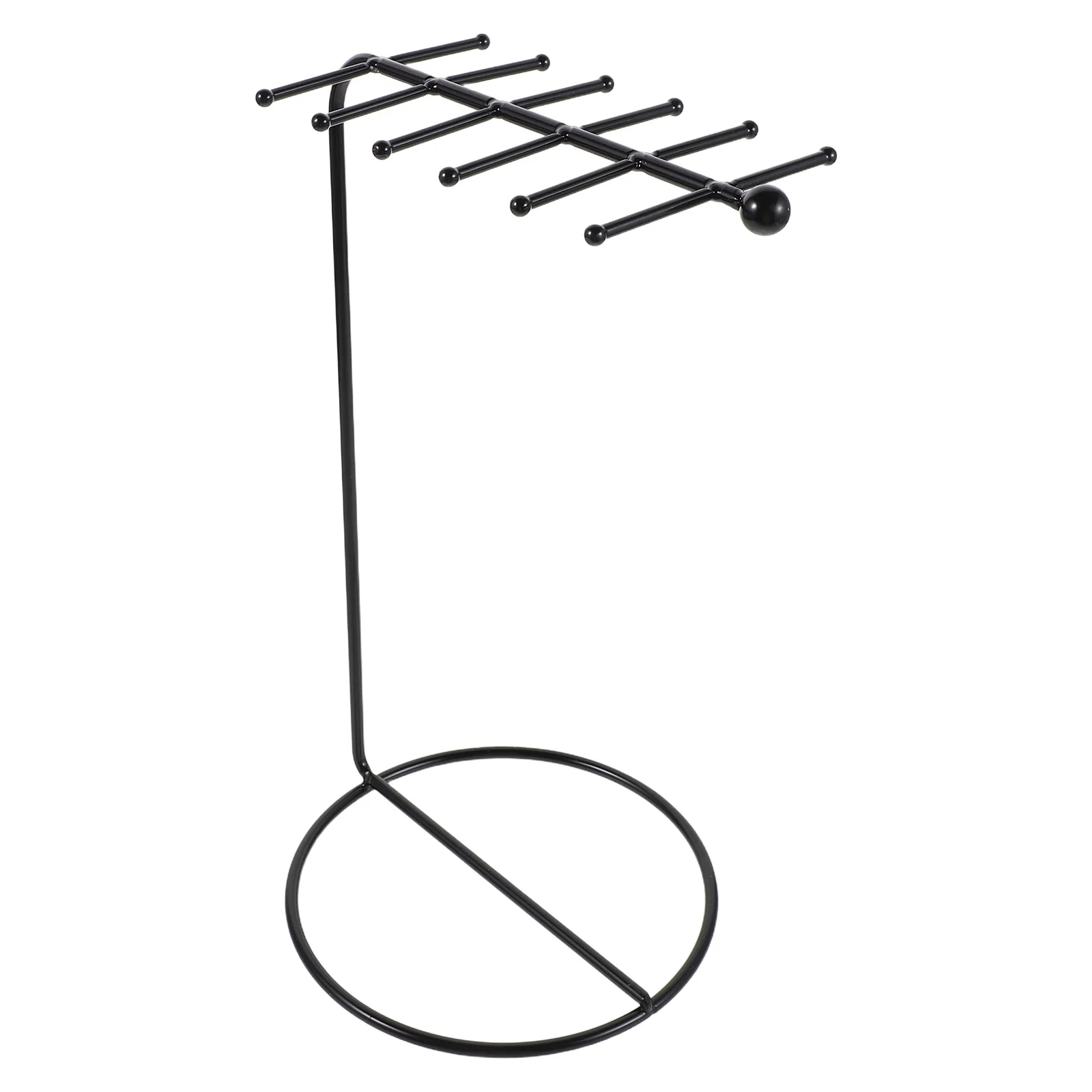 

1pcs Iron Jewelry Display Stand Hanging Necklace Organizer For Earrings Bracelets Keychains Jewelry Storage Rack Home Decor