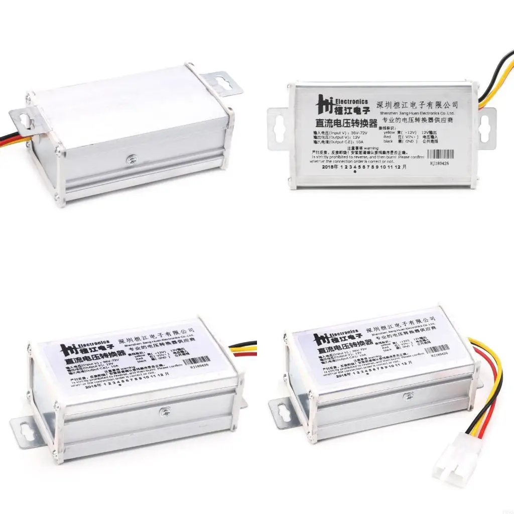 36V 48V 60V 72V to for DC 12V 10A Car Power ​Step Down Converter Regulat