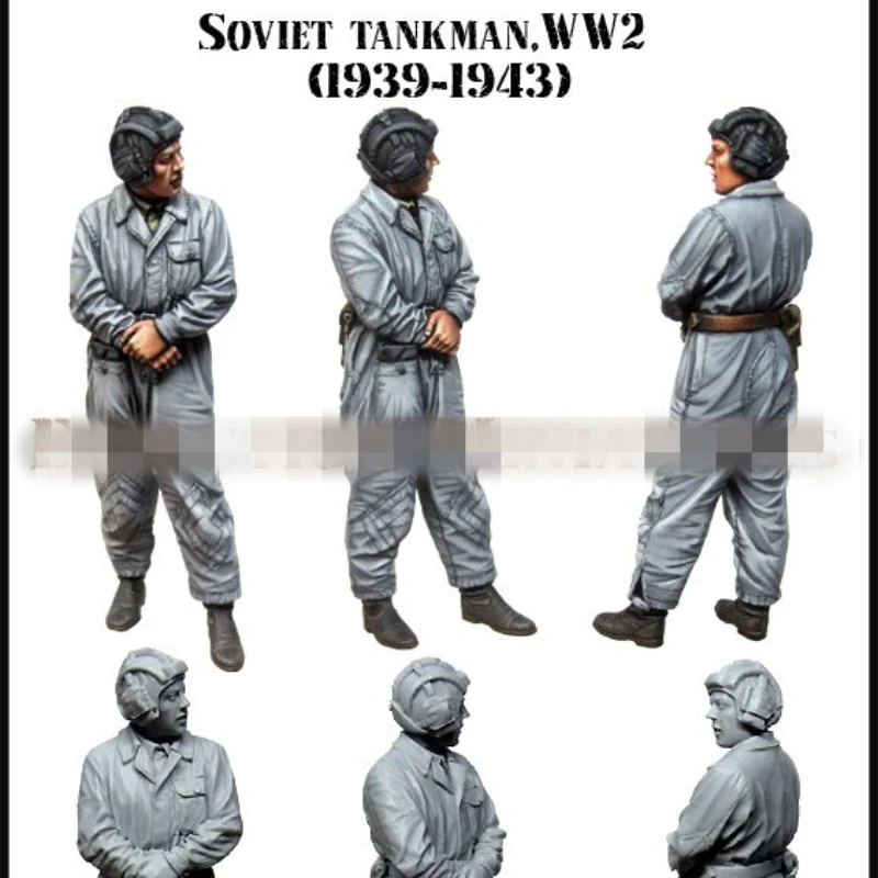 1/35 Resin Figure Model kits History Military soviet tankman(1939-1943)  Unassambled Unpainted GK kits 426