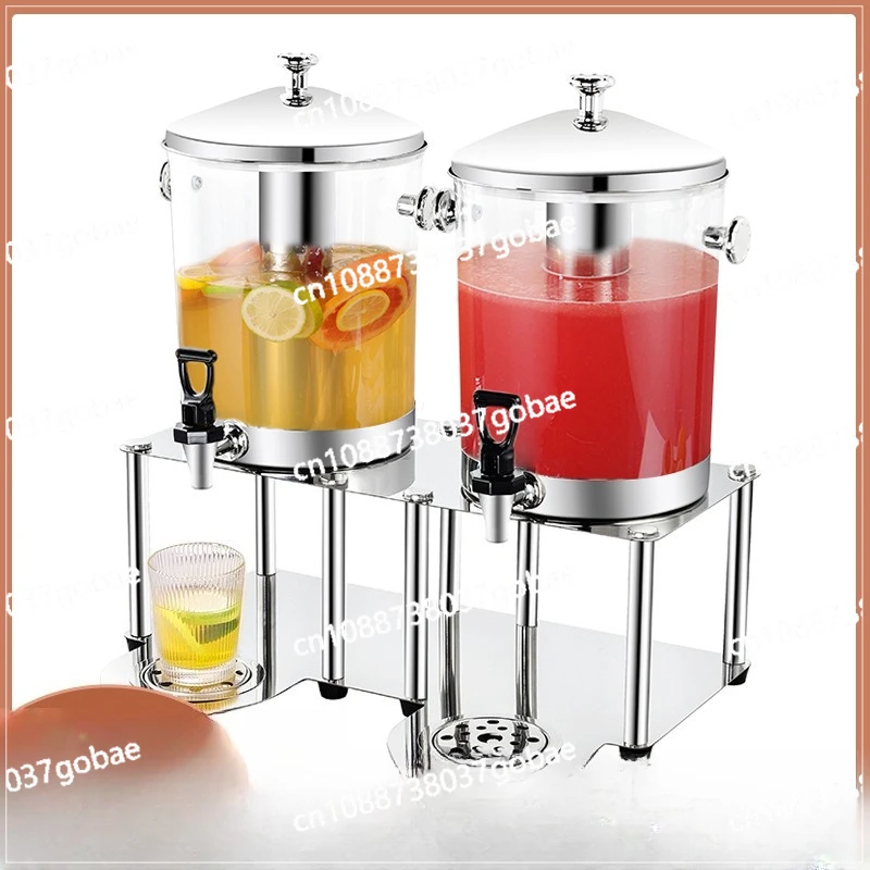 

Коммерческий штатив для сока большой емкости из нержавеющей стали, машина для приготовления холодных напитков в отеле, прозрачный поясной кран