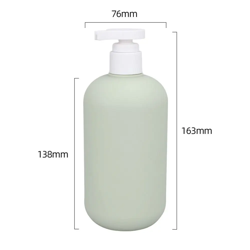 Bouteille de Lotion pour Gel douche, accessoire de voyage, lavage du corps avec pompe blanche, bouteilles distributrices 200ml/300ml/500ml, vert avocat, 1 pièce
