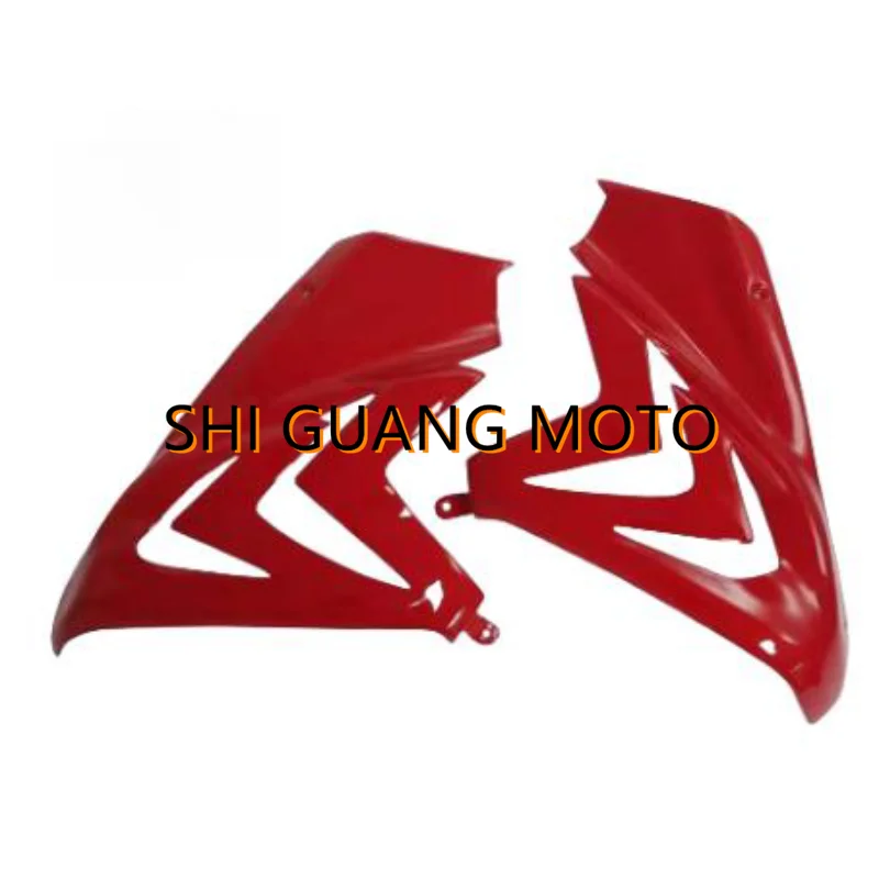 

Honda cbr650r modified the second generation of bright red shark fin side panel car body housing deflector shield