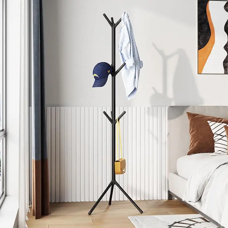 simple-modern-bedroom-floor-standing-single-rod-clothes-hanger-rack-anti-rust-bag-hanging-rack-storage-organizer-clothing-care