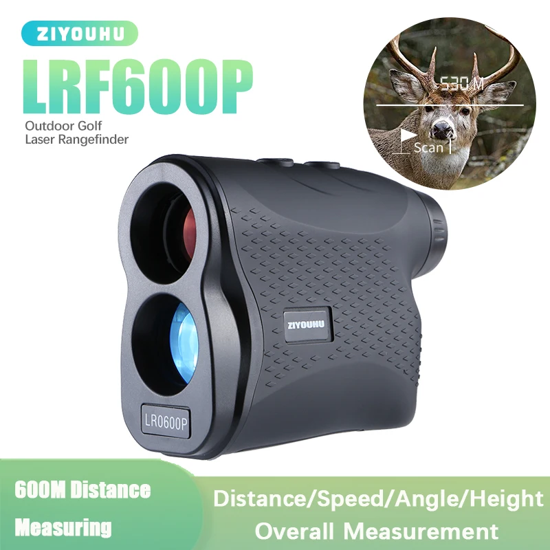 Laser Rangefinder for Outdoor Hunting, Monocular Ranging, LRF Distance Measurement, Speed Angle, Overall Measurement, 600m Golfa