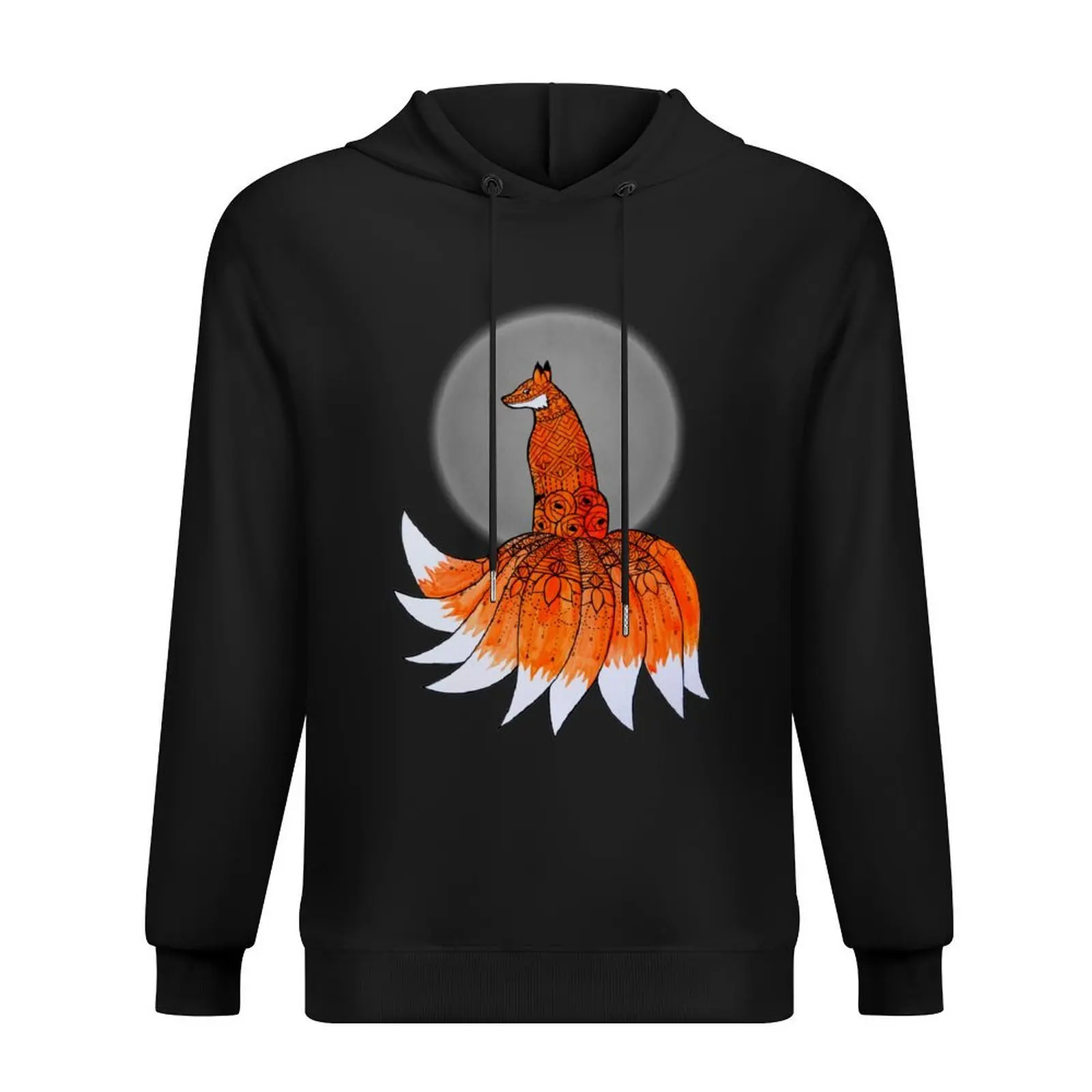 

The Nine-tailed Fox Known as A Kitsune Hoodie fashion men men's winter sweater winter clothes aesthetic clothing big size hoodie