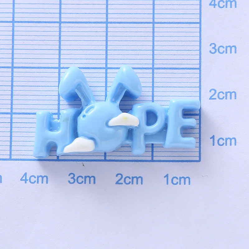 10Pcs Cartoon Outer Space Rabbit Resin DIY Shoes Hat Icebox Barrette Mobile Phone Case Scrapbook Cream Glue Flat Back Resin