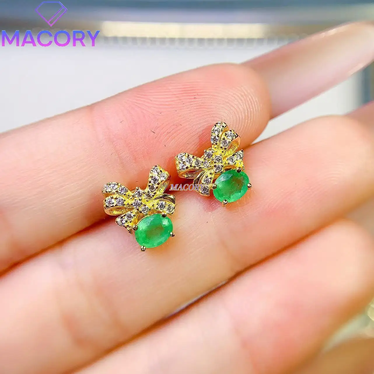 

Новые женские серьги-гвоздики с натуральным изумрудом, серебро 925 пробы с сертификатом, подарок на День святого Валентина и Рождество