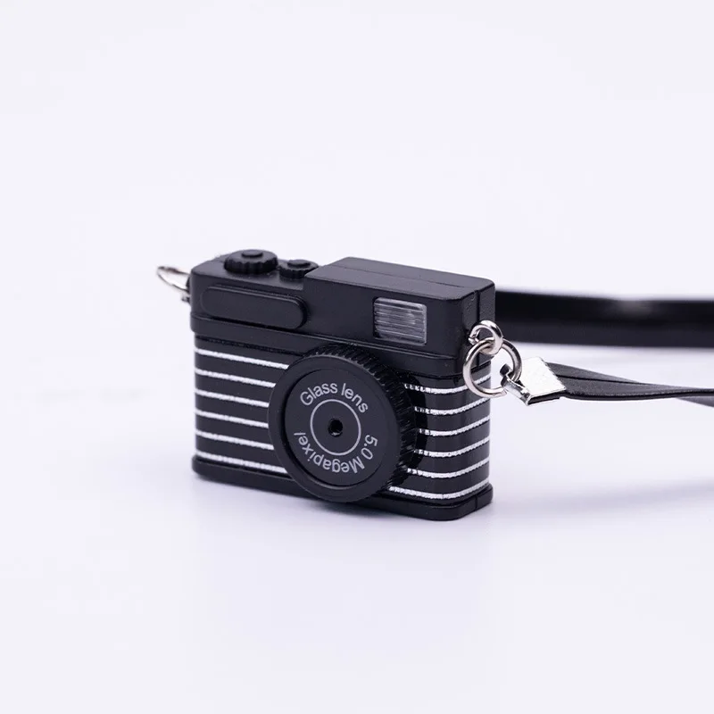 New Creative Mini Glow Baby With DSLR Camera Keychain With Flash Sound Effects Gift Toy Bag Accessories Kids Boy Gift Keychain