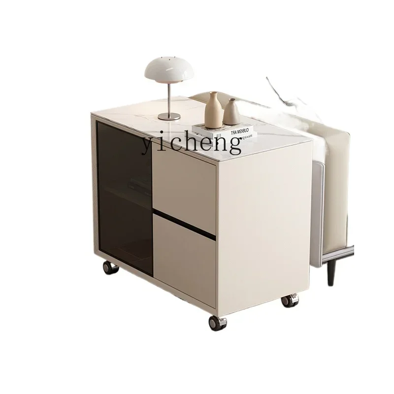 ZZTQH side rock slab sofa side cabinet side cabinet simple advanced removable storage bottled water