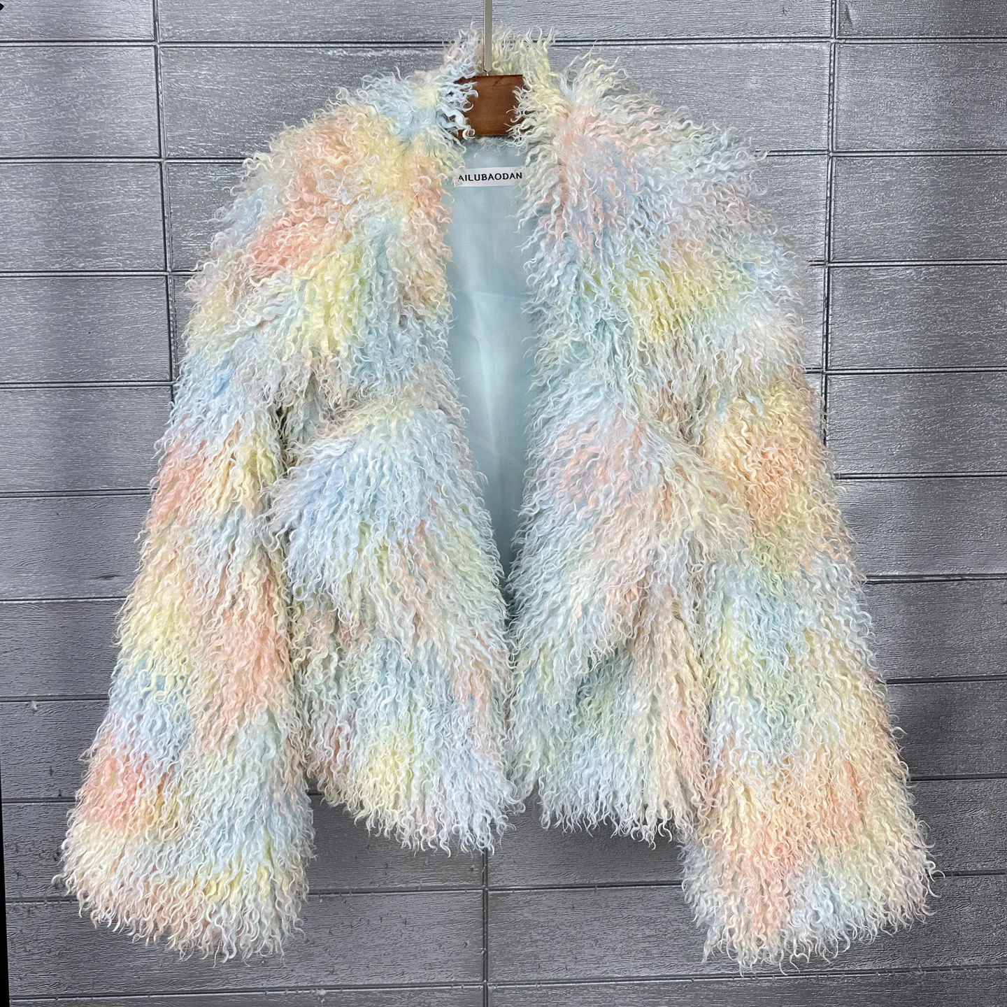 Women Faux Fur Jacket Winter Thick Fluffy Coat Warm Shaggy Outerwear Turn Down Collar Female Open Stitch Overcoat High Street