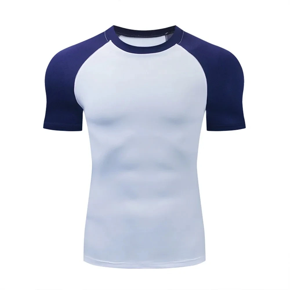 Men's T-shirt Running Exercise Fast Drying Training Gym Sports Running Shirt Short Sleeve