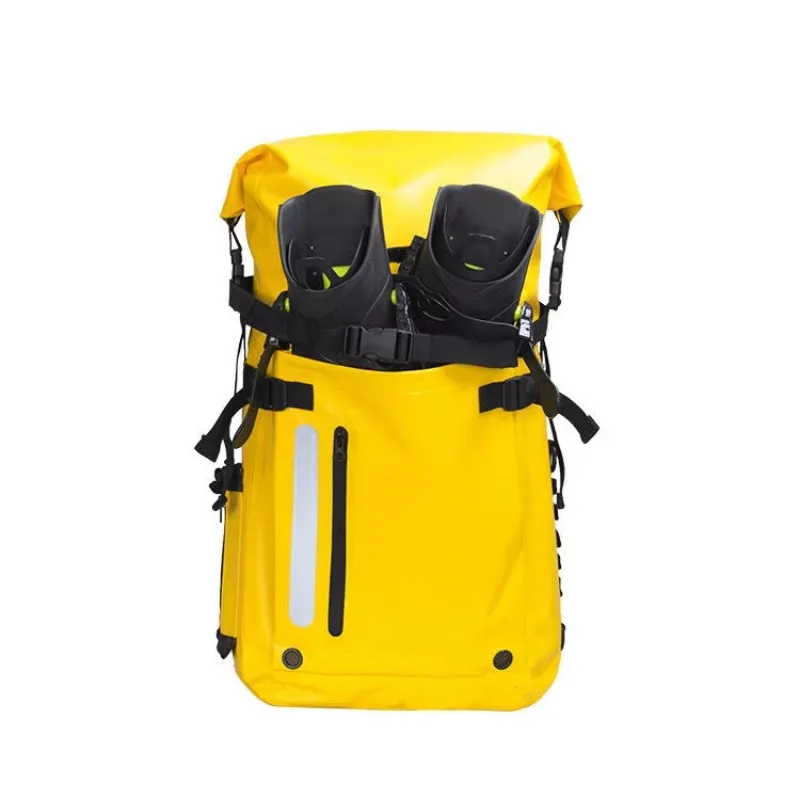 

Outdoor PVC Waterproof Bag Swimming Rafting Backpack Diving Materials Beach Fin Bag Seaside Supplies