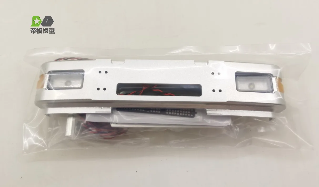 Металлический передний бампер в масштабе 1/14 для радиоуправляемого самосвала и трактора, совместимый с Tamiya MAN F2000 JXModel