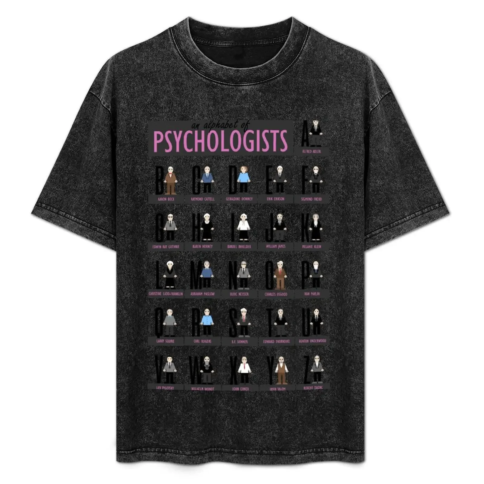 

Psychologists Alphabet Shirt T-Shirt street wear rapper graphic tees vintage t shirts oversizeds mens designer clothes