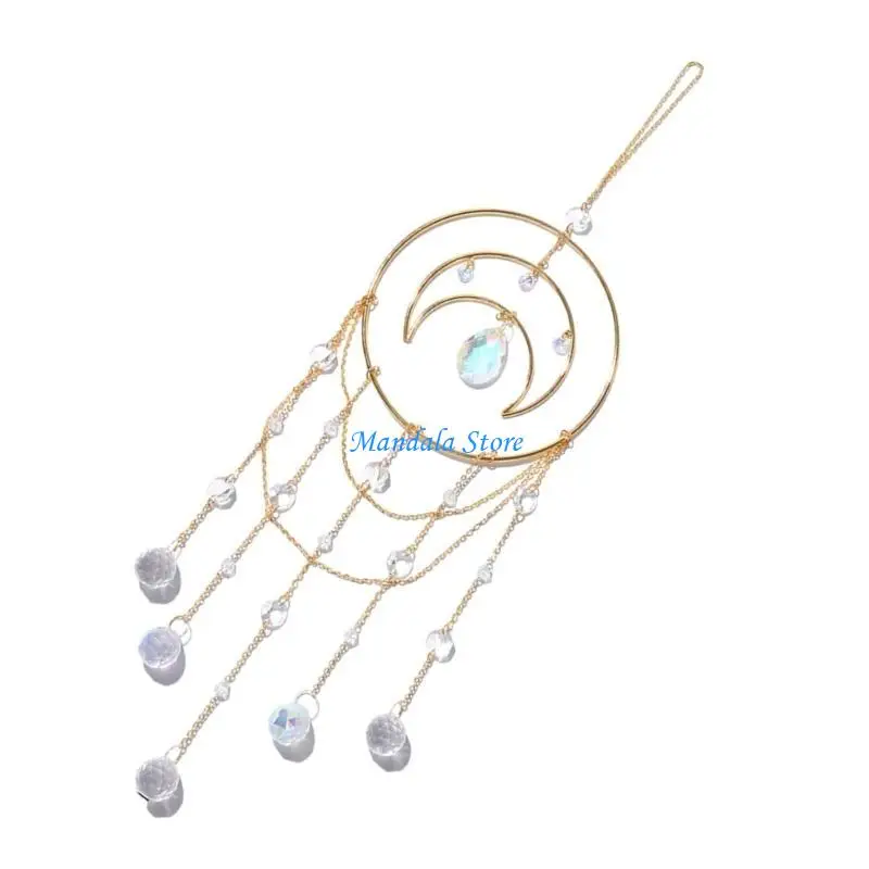 

U2JC Crystal Ball Ornament Wall Hangings Pendant Perfect for Window Living Room Decor