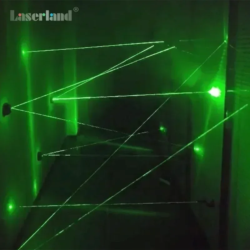 Imagem -05 - Localizador de Diodo de Módulo de Ponto Verde Focalizável 532nm para Túnel de Vórtice a Laser Halloween Casa Assombrada 18 mm