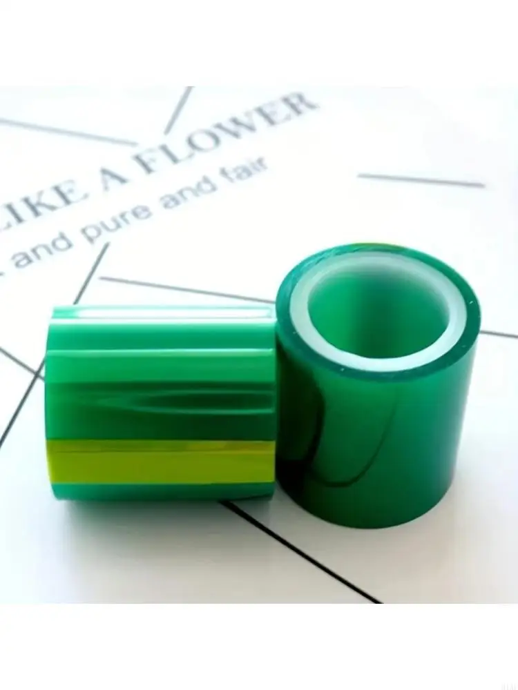 91AF Pendant Resin Backing Tape, Translucent Green PET Mold Tape for Jewelry Making, Smooth Craft Roll for Open Frame Work and