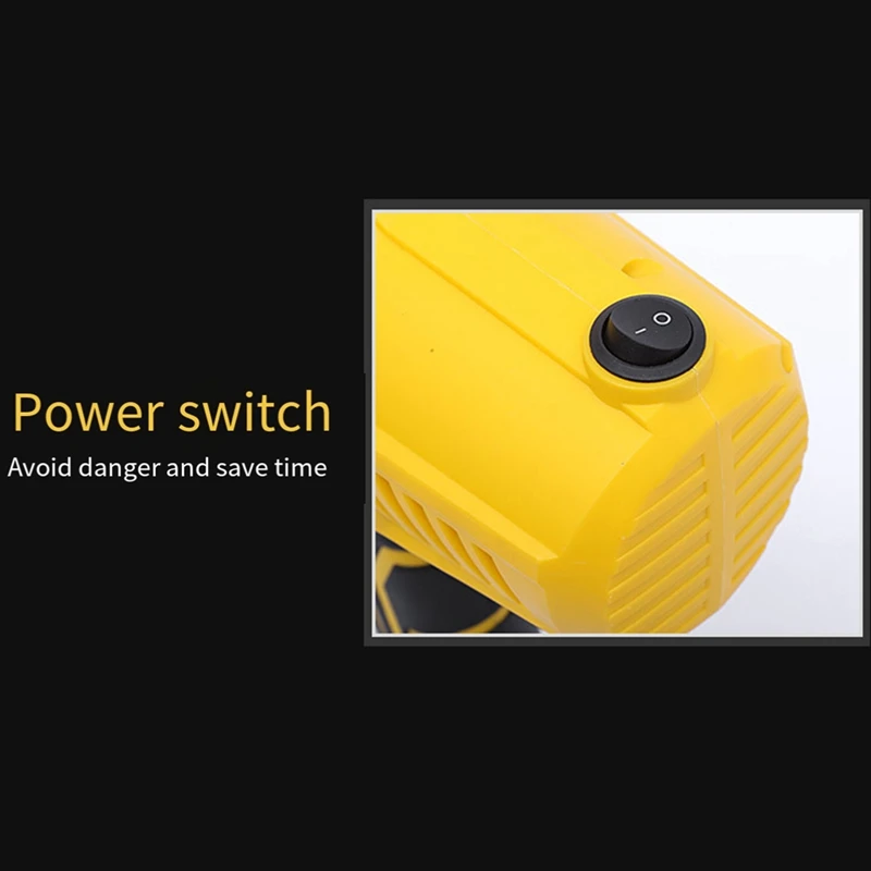 1 Stück 800ml Sprühen Elektro-Sprüh werkzeuge 500w Haushalts farbe Sprüh gerät gelbe Durchfluss regelung Airbrush-Sprüh werkzeug EU-Stecker