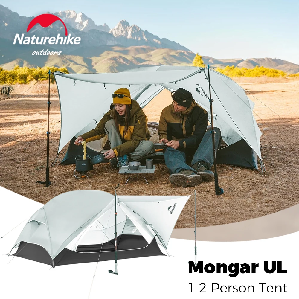 Naturehike Mongar UL Tent 1, 2-местная палатка для кемпинга, уличная сверхлегкая палатка для путешествий, альпинизма, 15D, водонепроницаемая палатка для укрытия, пешего туризма Naturehike Mongar UL Tent 1, 2-местная палатка для кемпинга, уличная сверхлегкая палатка для путешествий, альпинизма, 15D, водонепроницаемая палатка для укрытия, пешего туризма