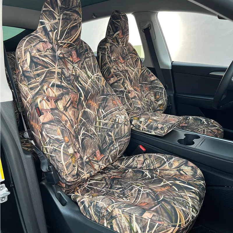 High Quality Camouflage Full Set All Season Luxury Nappa Leather Protective Seat Covers For Pickup Truck