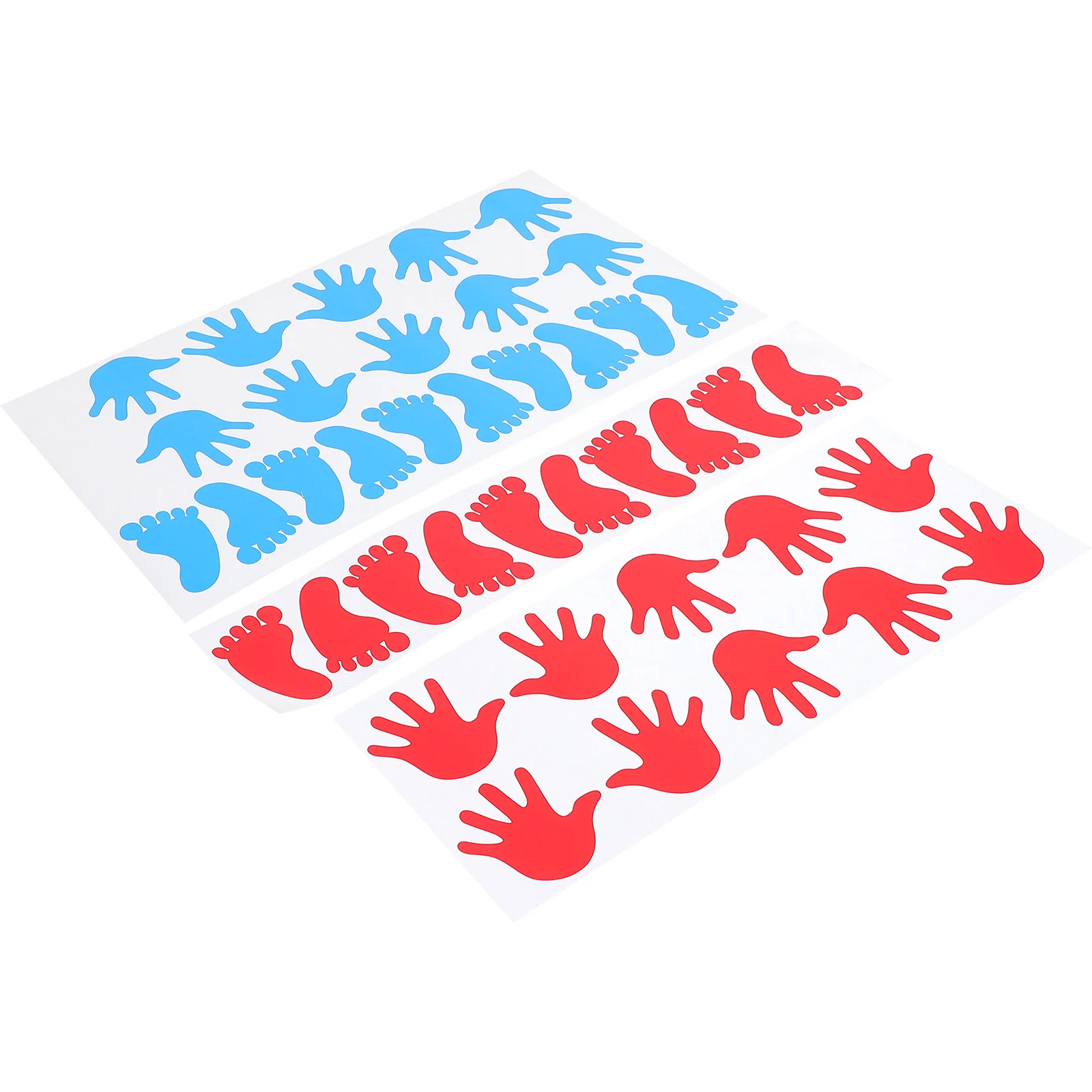 40 قطعة بصمة بصمة ملصق بولي كلوريد الفينيل الجدار ملصق مائي لغرفة الحضانة غرفة نوم ديكور المنزل القابلة للإزالة الطابق الشارات لاصق