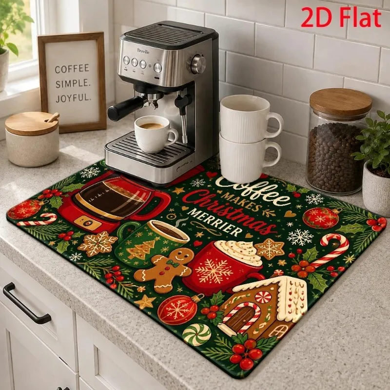 Countertop Protector Pad Pumpkin Spice Lettering Whole Pecan Pie Desktop Protection Fall Rug