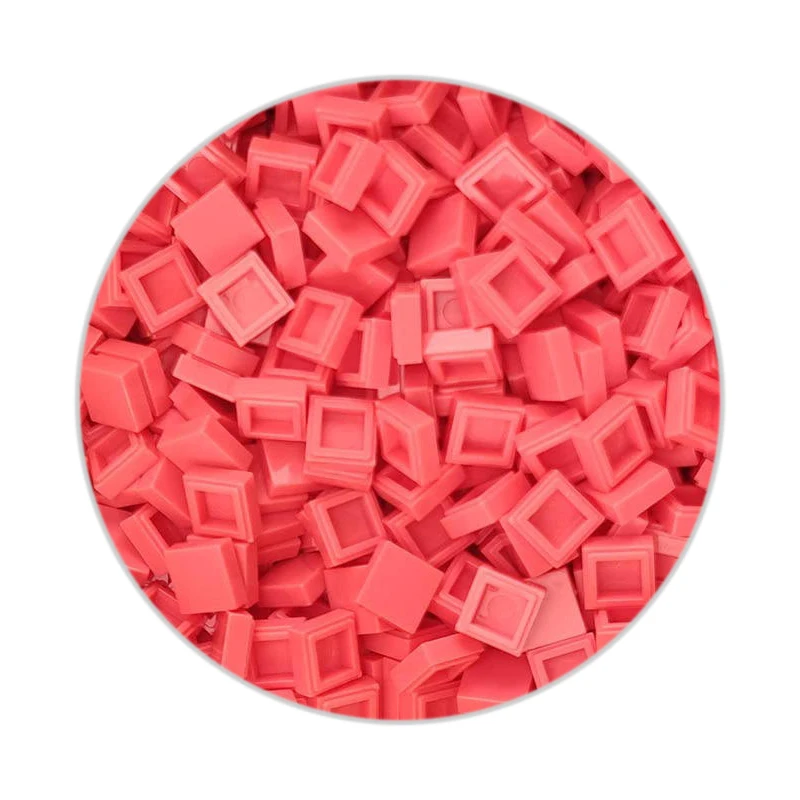 200/330/660pcs MOC Pixel Particles Plate Smooth 1x1 DIY Building Blocks Flat Square Bricks Halloween Christmas Children Toy 3070