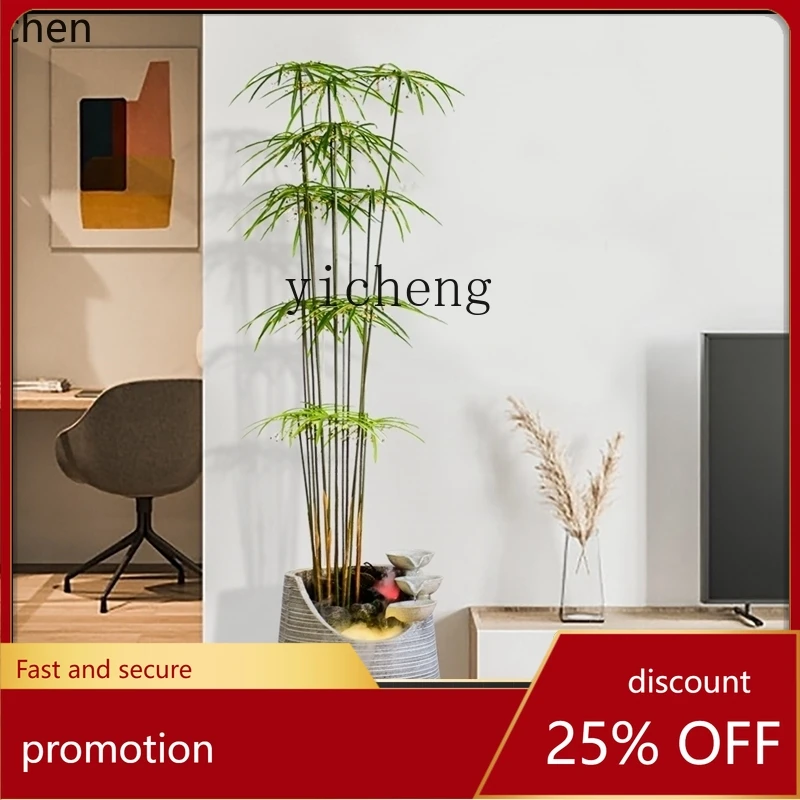 

YFY circulating water fountain ornament Nordic water feature indoor home bonsai view handicraft landing