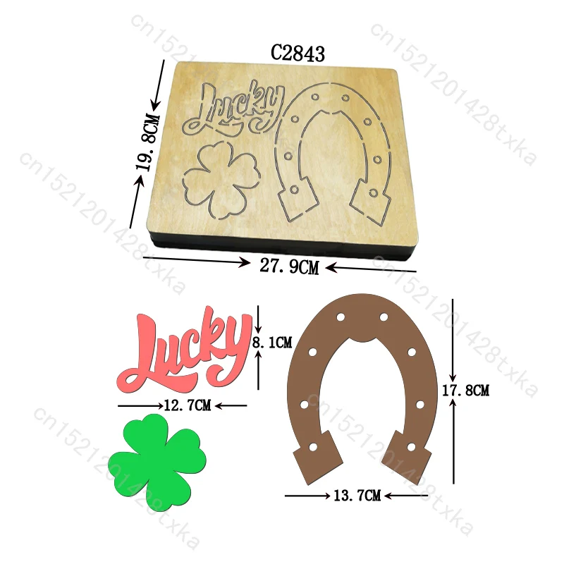 

Wooden Die Cutting Dies for Scrapbooking, Multiple Sizes, Compatible with Most Die Cutting Machines, C2843, New