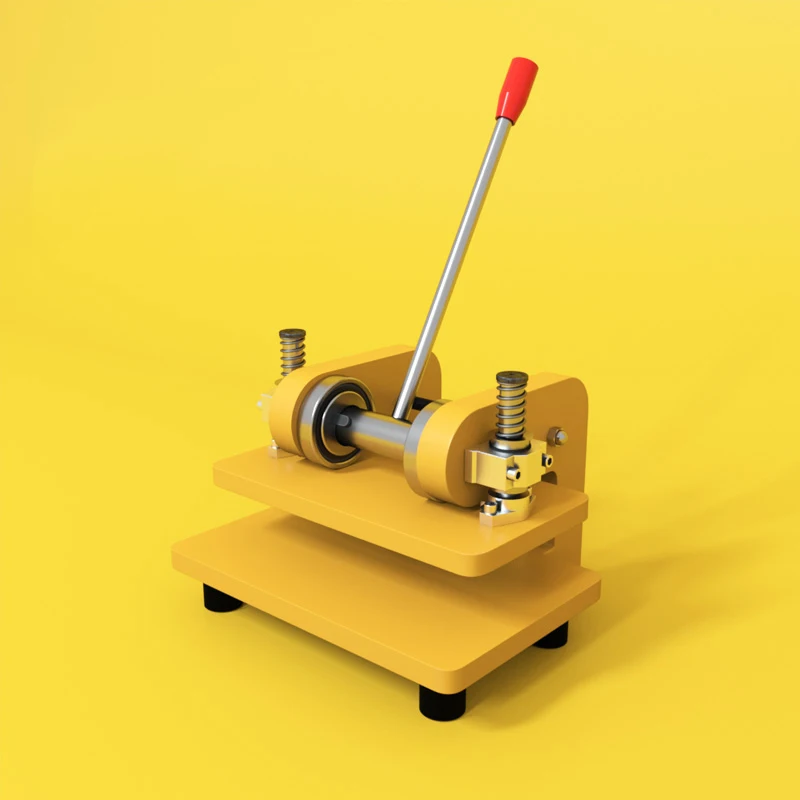New Manual Leather Cutting Machine Single/Double Wheel Photo Paper PVC/EVA Sheet DIY Manual Die Cutter Embossing Shaping Tools