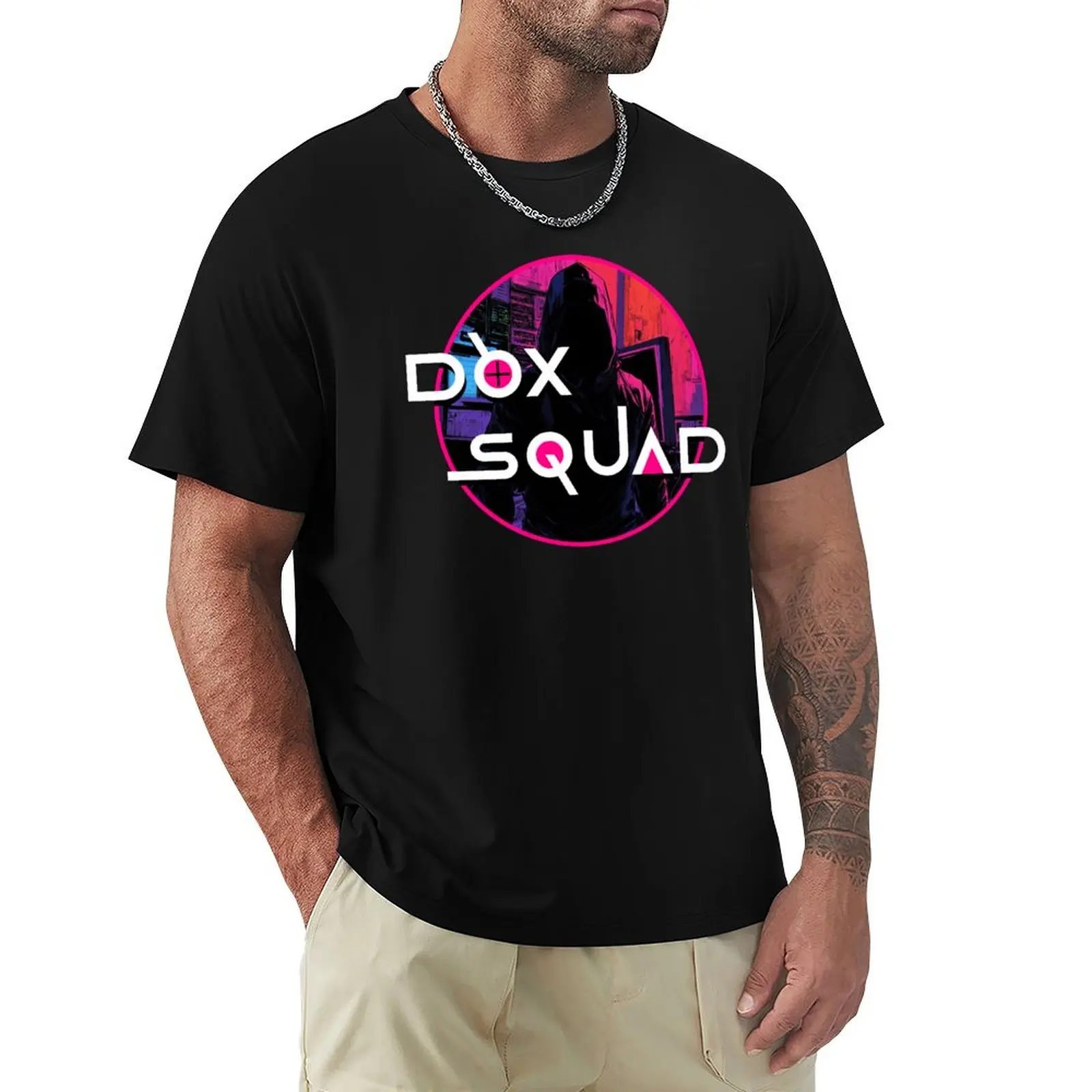 

Dox Squad Logo T-Shirt custom t shirt summer shirt plus size tops Men's t shirts
